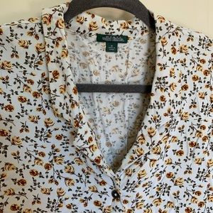 Vintage Floral Style Top